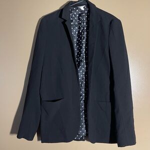 Bethany Mota Black Jacket with Polka Dot Detail size Large